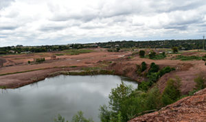 New pipes turn old quarry into upmarket  retirement estate